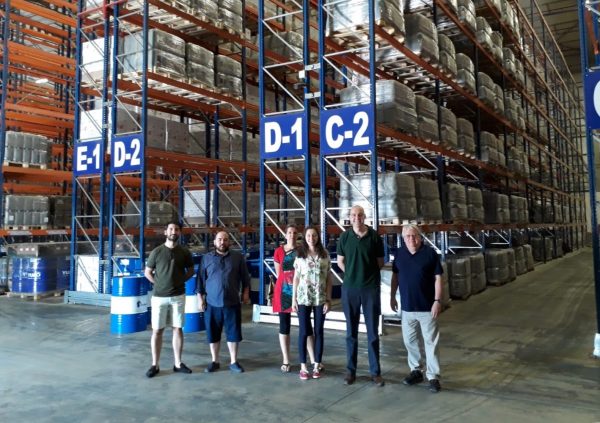 Fergus visits our warehouse in Turkey